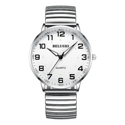 Idosos relógios amante relógios homens relógios de pulso de quartzo à prova dwaterproof água grande número grande dial casal de meia-idade relógio uthai h10