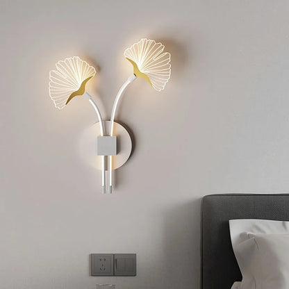 Goldene Blumen Lampe | Modern