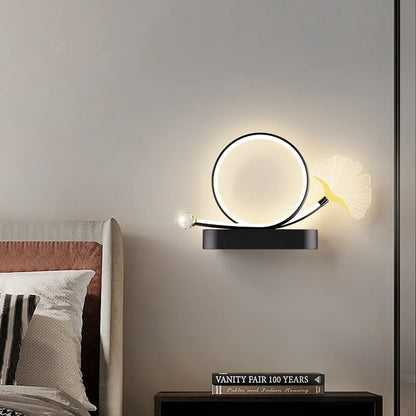 Goldene Blumen Lampe | Modern