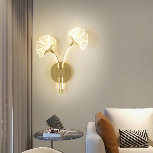 Golden flower lamp | Modern 