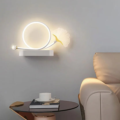 Goldene Blumen Lampe | Modern